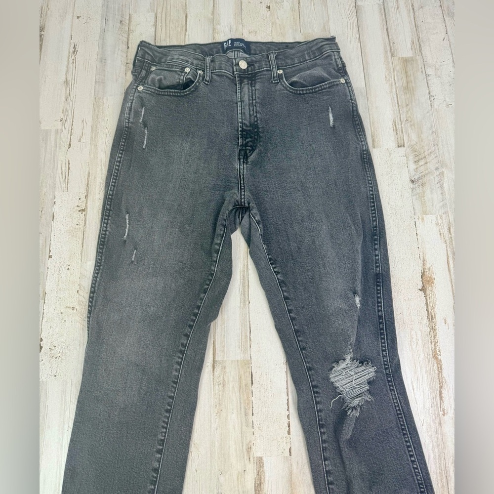 Gap High Mid Rise Vintage Slim Women Black Jeans - Size 12/31R (32x26.5) - Picture 2 of 11